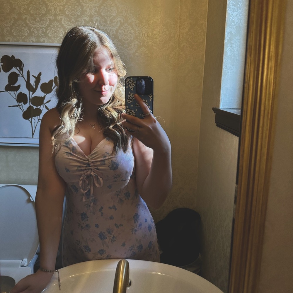 Pink and Blue Target Dress